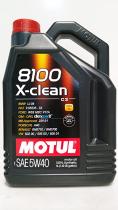 Motul 102051 - 8100 X-CLEAN C3 5W40 5 LTR.