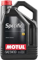 Motul 102209 - SPECIFIC RN 0720 5W30 5 LTR.