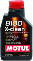 Motul 102786 - 8100 X-CLEAN C3 5W40 1 LTR.