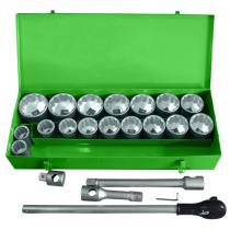 JBM 51855 - ESTUCHE METALICO CON 22 PIEZAS DE AUTOCL