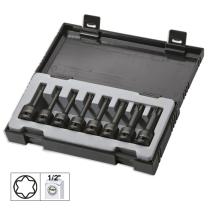 JBM 52340 - SET DE 8 PUNTAS DE IMPACTO TORX DE 1/2