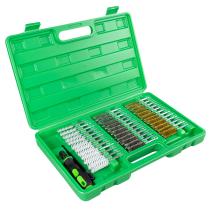 JBM 51989 - ESTUCHE 38 CEPILLOS METALICOS / PLASTICO