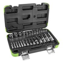 JBM 53061 - SET 28 VASOS TORX CORTOS Y LARGOS