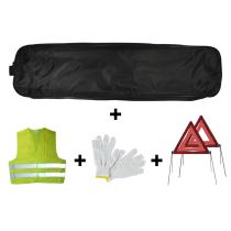 JBM 53183 - KIT EMERGENCIA BOLSA NEGRA RIBETE+2TRIAN