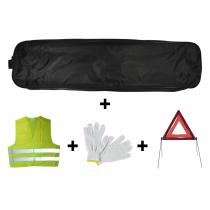 JBM 53179 - KIT EMERGENCIA BOLSA NEGRA RIBETE+TRIANG