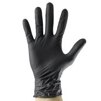 JBM 52683 - GUANTES NEGROS DESECHABLES DE NITRILO T: