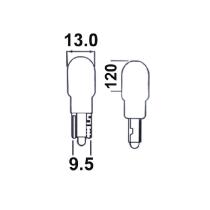 JBM 52865 - LAMPARA OBN WEDGE 10W 12V T13