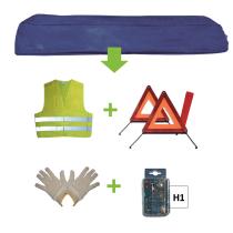 JBM 52768 - KIT EMERGENCIA BOLSA AZUL + MK H1 + CHAL