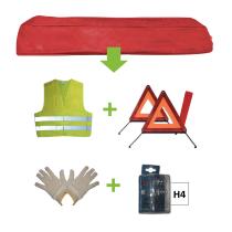 JBM 52777 - KIT EMERGENCIA BOLSA ROJA + MK H4 + CHAL