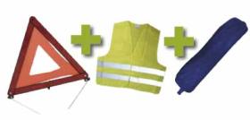 JBM 53087 - KIT EMERGENCIA BOLSA AZUL RIBETE+TRIANGU