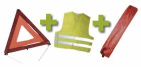 JBM 53094 - KIT EMERGENCIA BOLSA MINI ROJA+TRIANGULO