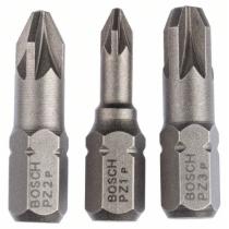 Bosch 2607001753 - PUNTA EXTRADURA PZ1,PZ2,PZ3X25MM: 3 UDS