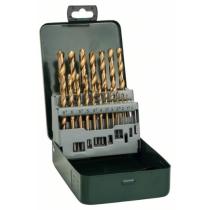 Bosch 2607019437 - SET DE 19 BROCAS PARA METAL HSS TITANIO