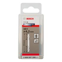 Bosch 2608597590 - HSS-G DOBLE PUNTA: 4,2 X 14 X 55: 10 UDS