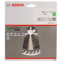 Bosch 2608640597 - OPTILINE WOOD 160X2.6X20/16D: 36WZ