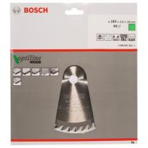 Bosch 2608641181 - OPTILINE WOOD 184X2.6X16D: 48WZ