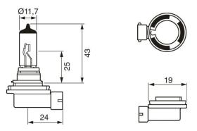 Bosch 1987302084 - LAMPARA HALOGENA H11