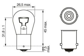 Bosch 1987302201 - LAMPARA 1 POLO