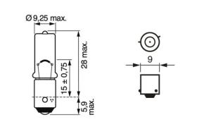 Bosch 1987302232 - LAMPARA H6W