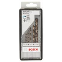 Bosch 2607019924 - HSS-CO DIN338: ROBUSTLINE SET 6 UDS: 2-8