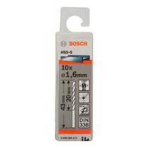 Bosch 2608585471 - HSS-G DIN338: 1,6 X 20 X 43: 10 UDS