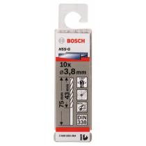 Bosch 2608585484 - HSS-G DIN338: 3,8 X 43 X 75: 10 UDS