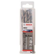 Bosch 2608585524 - HSS-G DIN338: 10,3 X 87 X 133: 5 UDS