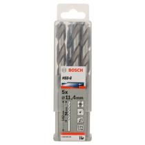 Bosch 2608585533 - HSS-G DIN338: 11,4 X 94 X 142: 5 UDS