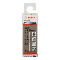 Bosch 2608585873 - HSS-CO DIN338: 1,5 X 18 X 40: 10 UDS