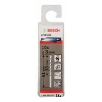 Bosch 2608585876 - HSS-CO DIN338: 3,0 X 33 X 61: 10 UDS
