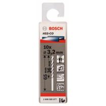 Bosch 2608585877 - HSS-CO DIN338: 3,2 X 36 X 65: 10 UDS