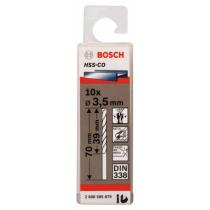 Bosch 2608585879 - HSS-CO DIN338: 3,5 X 39 X 70: 10 UDS