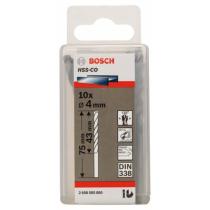 Bosch 2608585880 - HSS-CO DIN338: 4,0 X 43 X 75: 10 UDS