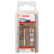 Bosch 2608585882 - HSS-CO DIN338: 4,2 X 43 X 75: 10 UDS