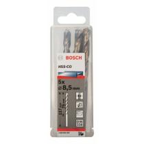 Bosch 2608585895 - HSS-CO DIN338: 8,5 X 75 X 117: 5 UDS