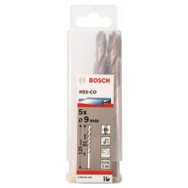 Bosch 2608585896 - HSS-CO DIN338: 9,0 X 81 X 125: 5 UDS