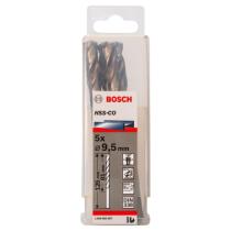 Bosch 2608585897 - HSS-CO DIN338: 9,5 X 81 X 125: 5 UDS