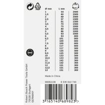 Bosch 2608587018 - HSS-CO DIN338: ROSEBOX SET 25 UDS: 1-13