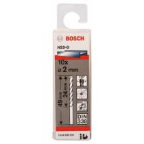 Bosch 2608595051 - HSS-G DIN338: 2,0 X 24 X 49: 10 UDS