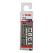 Bosch 2608595054 - HSS-G DIN338: 2,8 X 33 X 61: 10 UDS