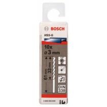 Bosch 2608595055 - HSS-G DIN338: 3,0 X 33 X 61: 10 UDS