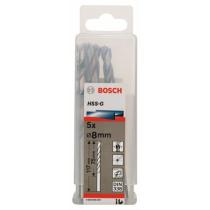 Bosch 2608595072 - HSS-G DIN338: 8,0 X 75 X 117: 5 UDS