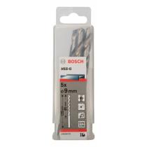 Bosch 2608595075 - HSS-G DIN338: 9,0 X 81 X 125: 5 UDS