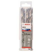 Bosch 2608595080 - HSS-G DIN338: 11,5 X 94 X 142: 5 UDS