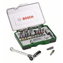 Bosch 2607017160 - SET DE 27 UDS ATORNILLAR: VASOS,CARRACA