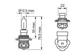 Bosch 1987302026 - LAMPARA HIR2