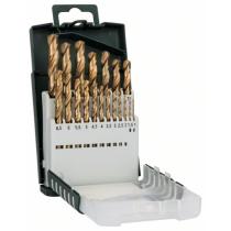 Bosch 2609255134 - SET DE 19 BROCAS HSS TITANIO: GRIPBOX