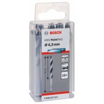 Bosch 2608577211 - HSS POINTTEQ DIN338 4.3X47X80:10UDS.