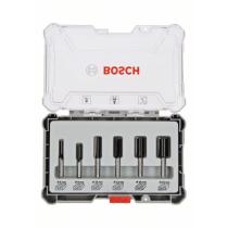 Bosch 2607017465 - SET 6 FRESAS RECTAS: 6MM
