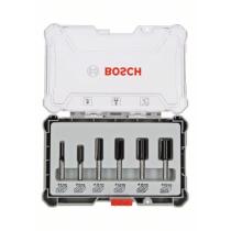 Bosch 2607017466 - SET 6 FRESAS RECTAS: 8MM